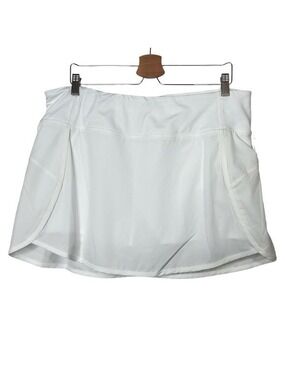 DKNY sport white tennis Skort size XL athletic workout skirt preppy